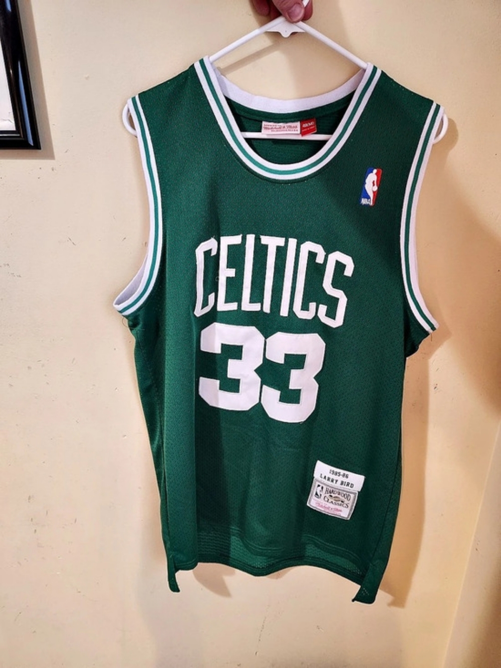 Mitchell & Ness Larry Bird Boston Celtics 1985-86 Hardwood Classics Medium